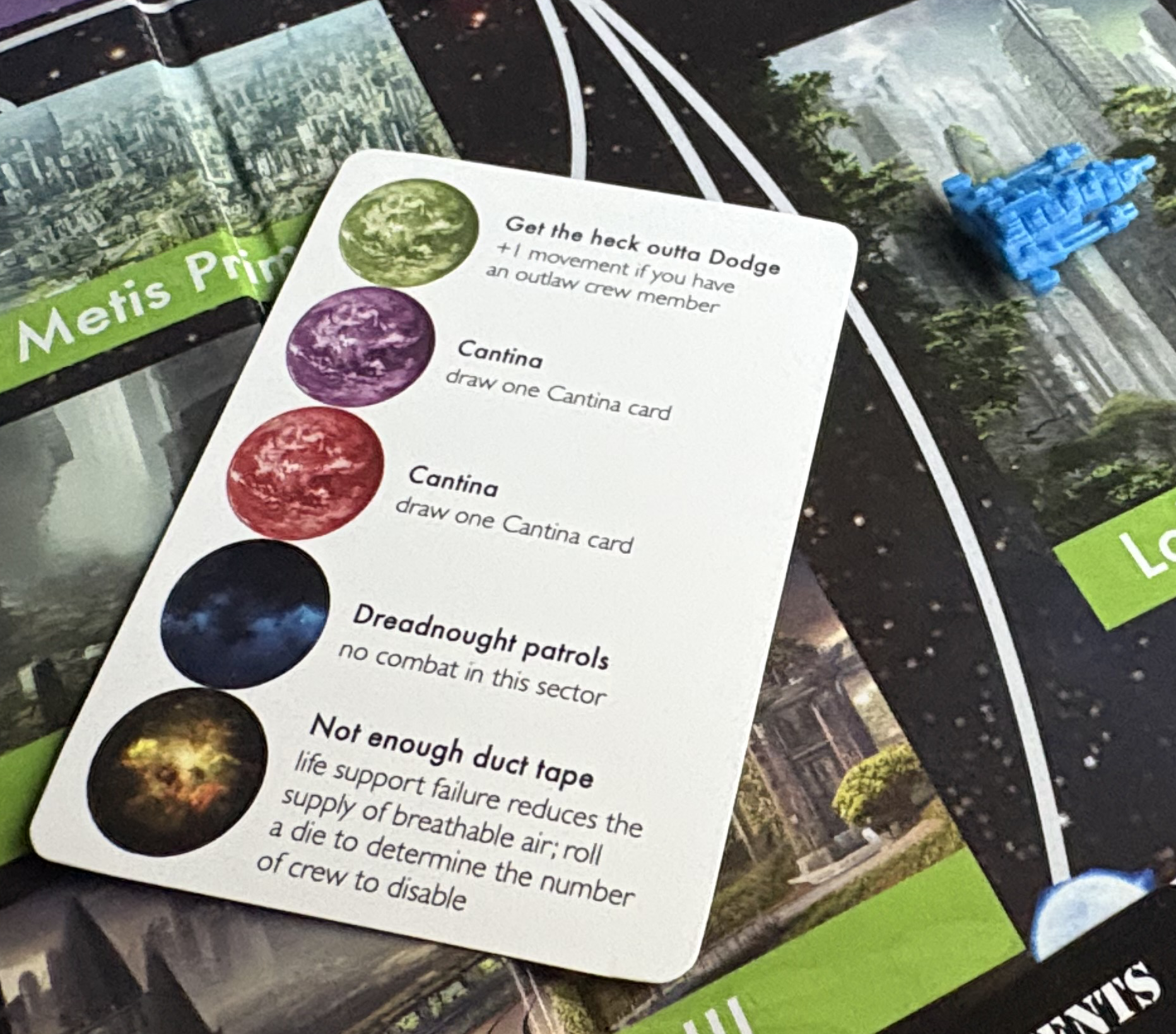 Example of an Encounter card